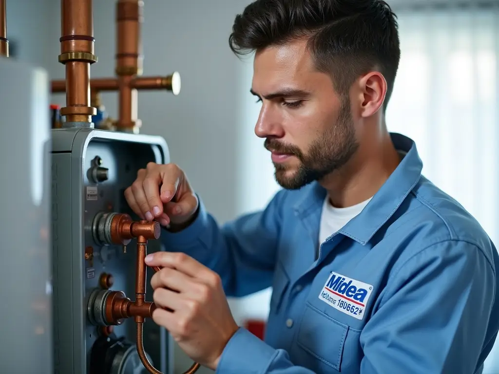 فني صيانة سخان ميديا